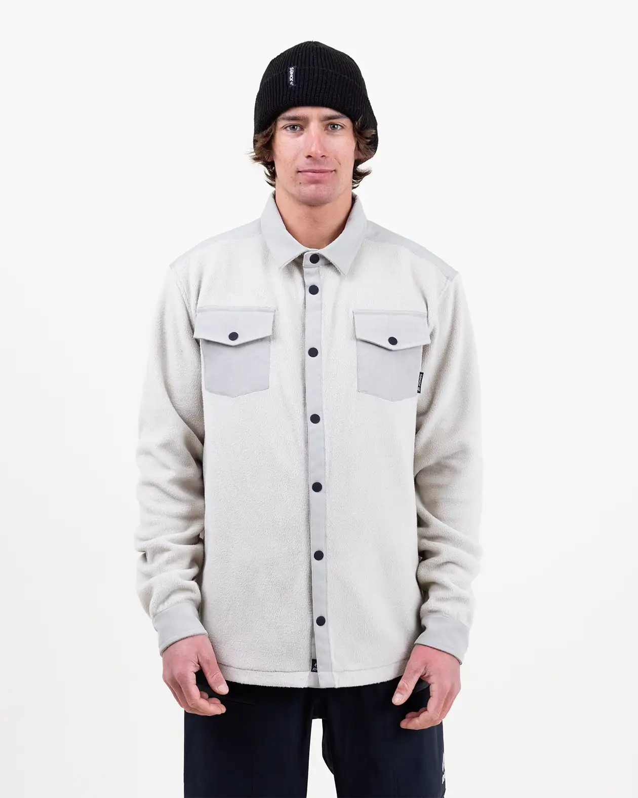 Men’s December Recycled Fleece Shirt - Image 10
