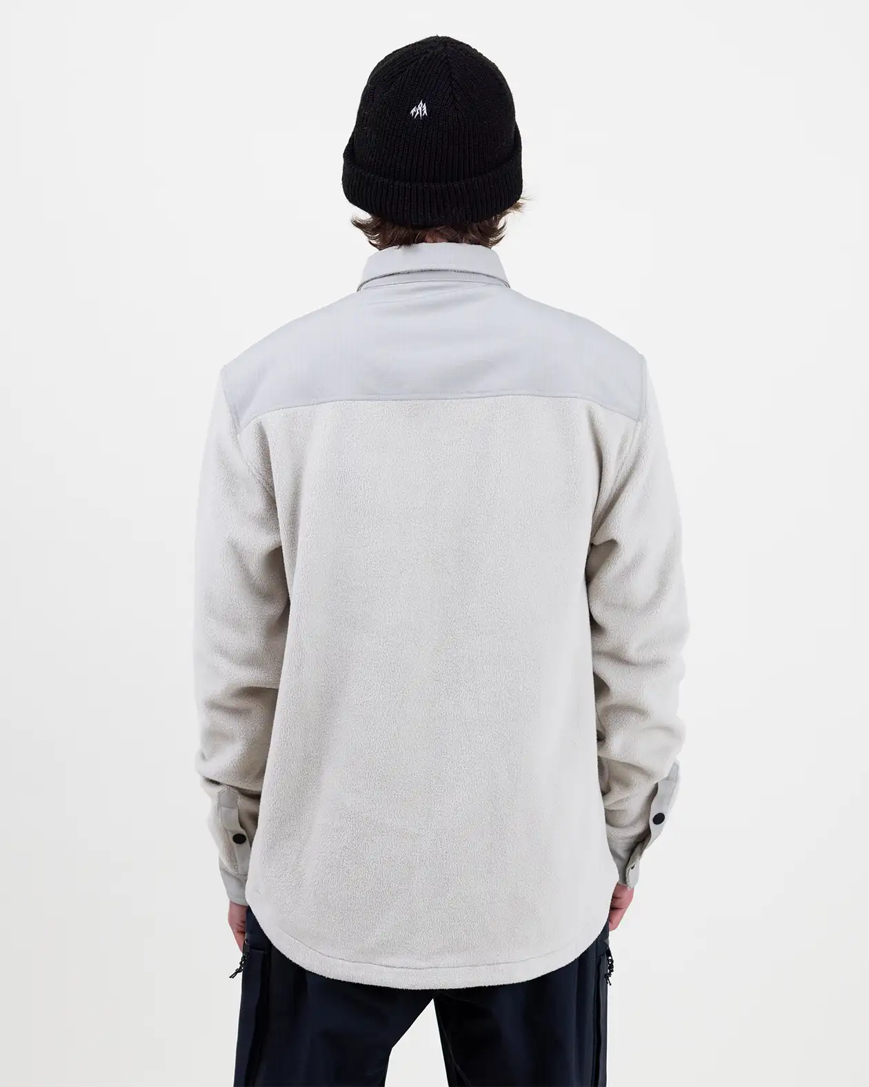 Men’s December Recycled Fleece Shirt - Image 12
