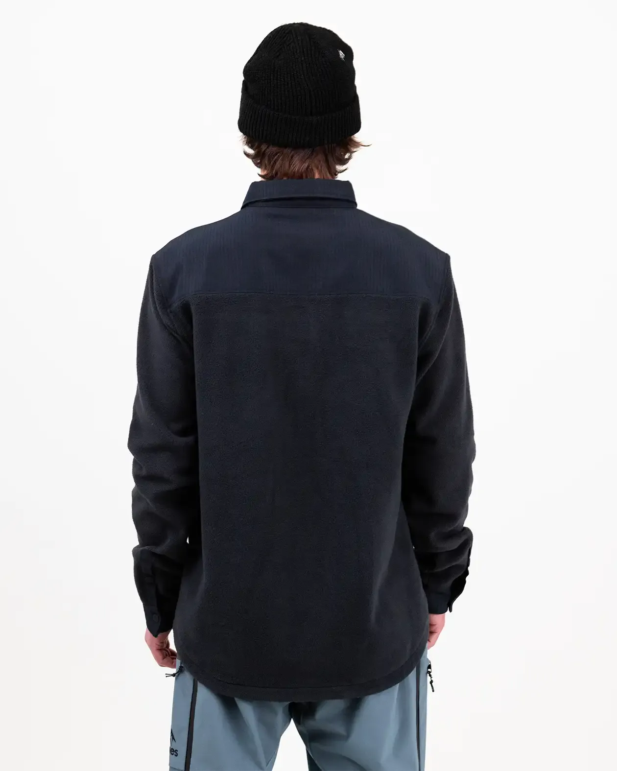 Men’s December Recycled Fleece Shirt - Image 4