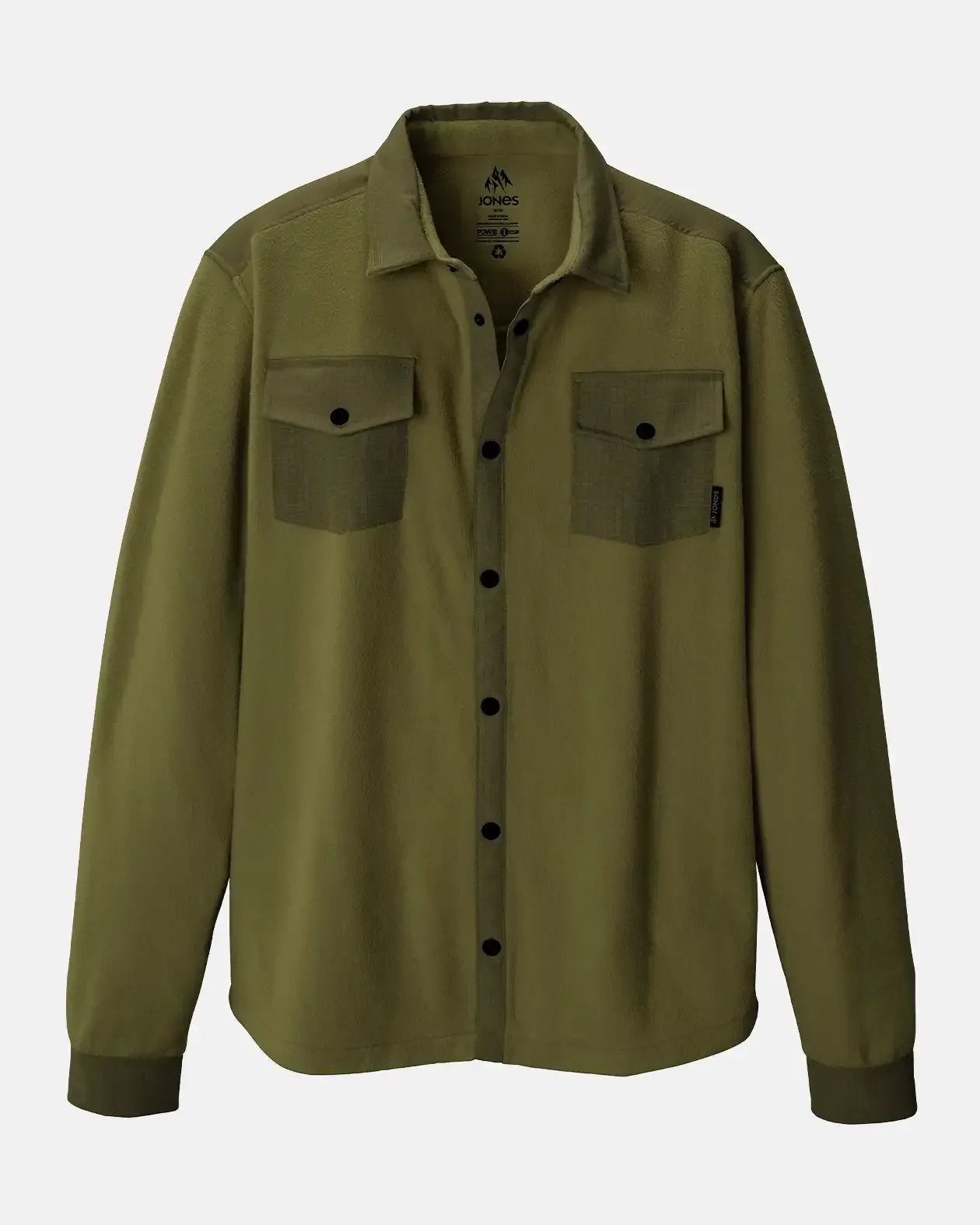 Men’s December Recycled Fleece Shirt - Image 6