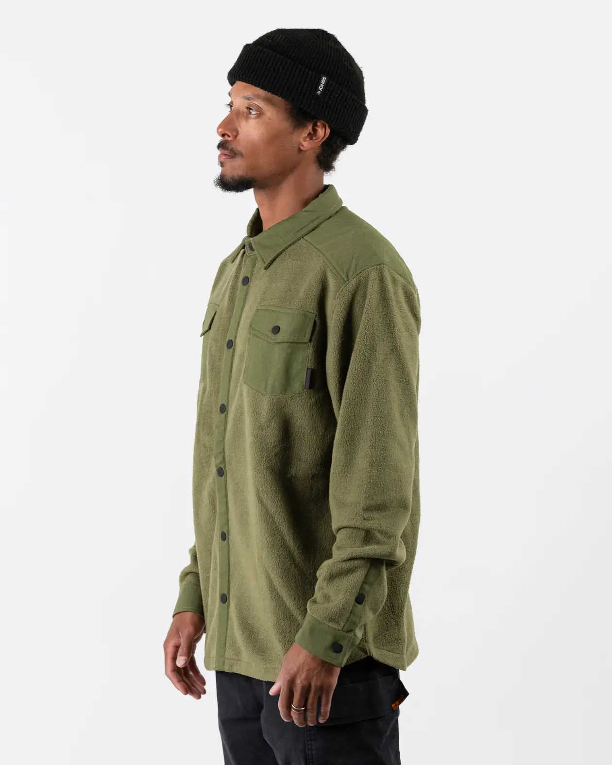 Men’s December Recycled Fleece Shirt - Image 7