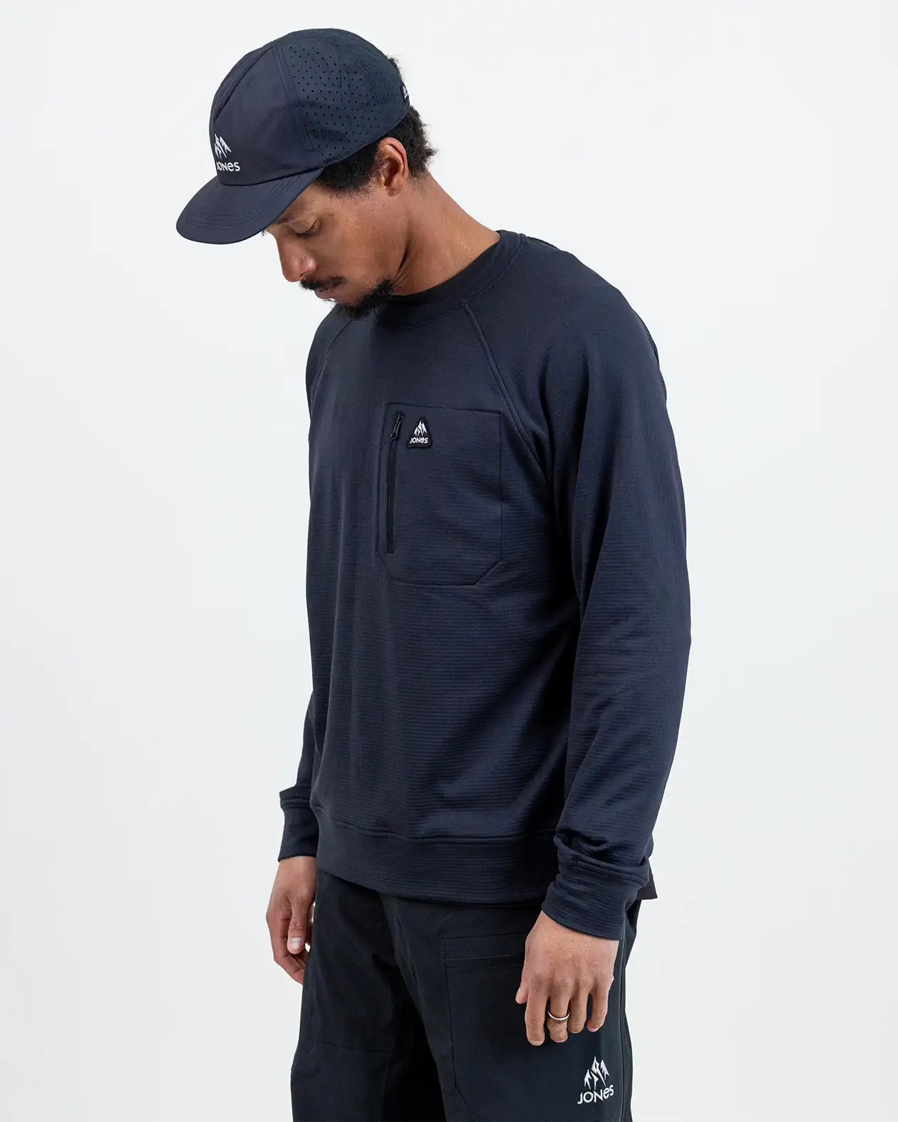 Men’s Flagship Recycled Grid Fleece Crew - Image 3