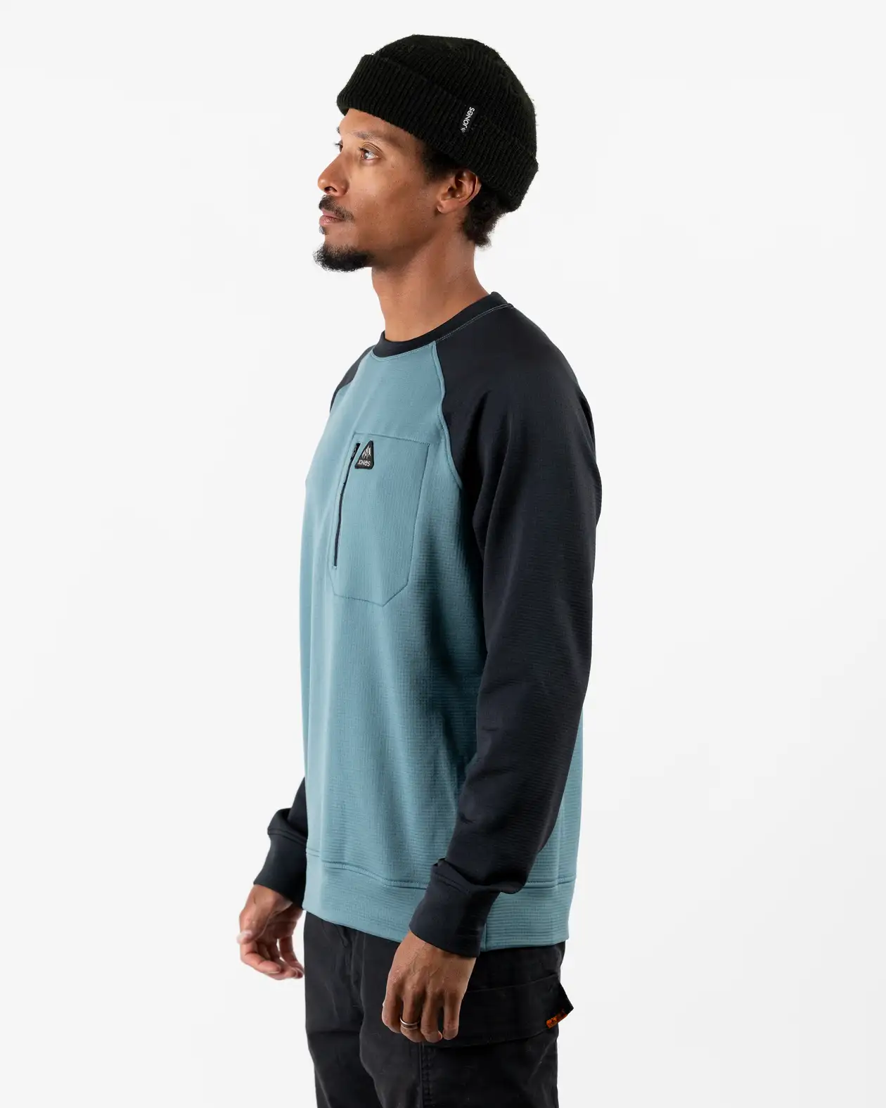 Men’s Flagship Recycled Grid Fleece Crew - Image 7