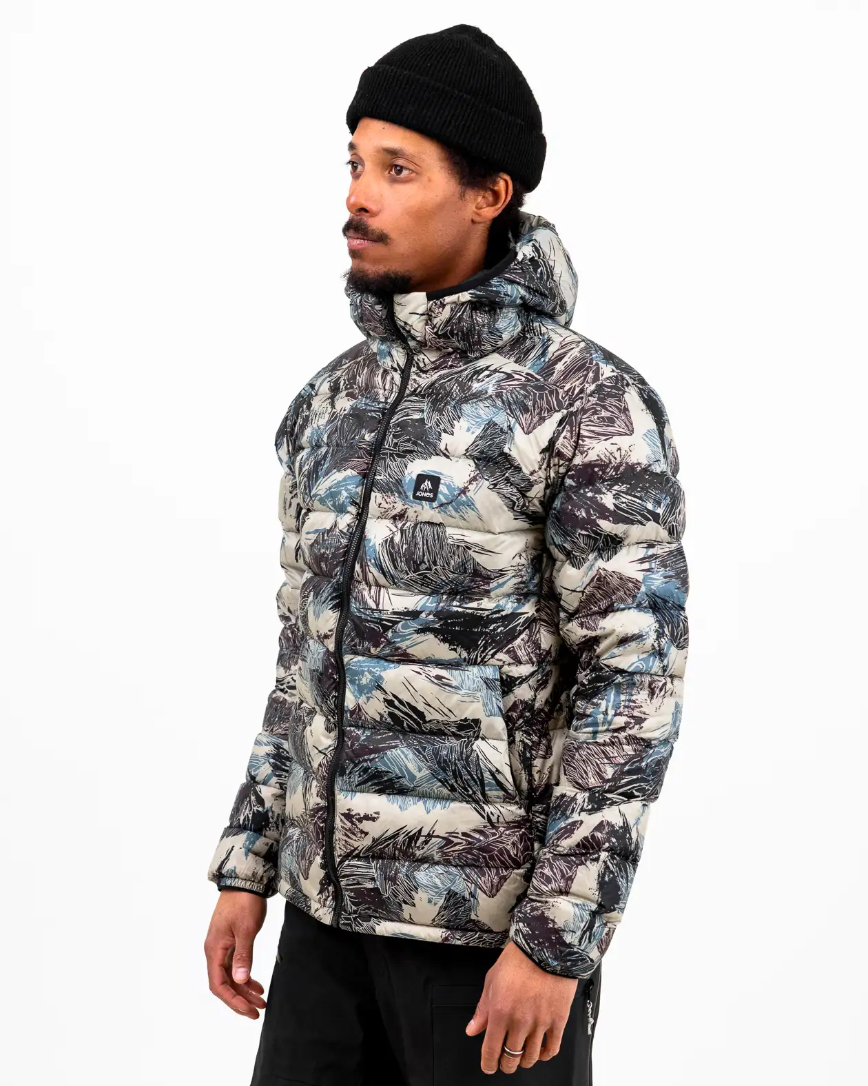 Men’s Re-Up Recycled Down Hoodie - Image 3