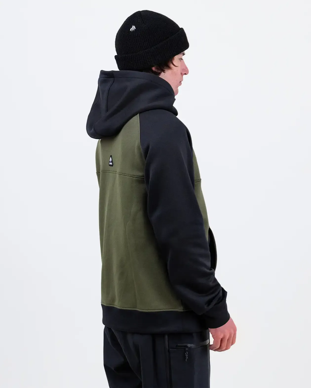 Men’s Recycled Fleece Riding Hoodie - Image 4