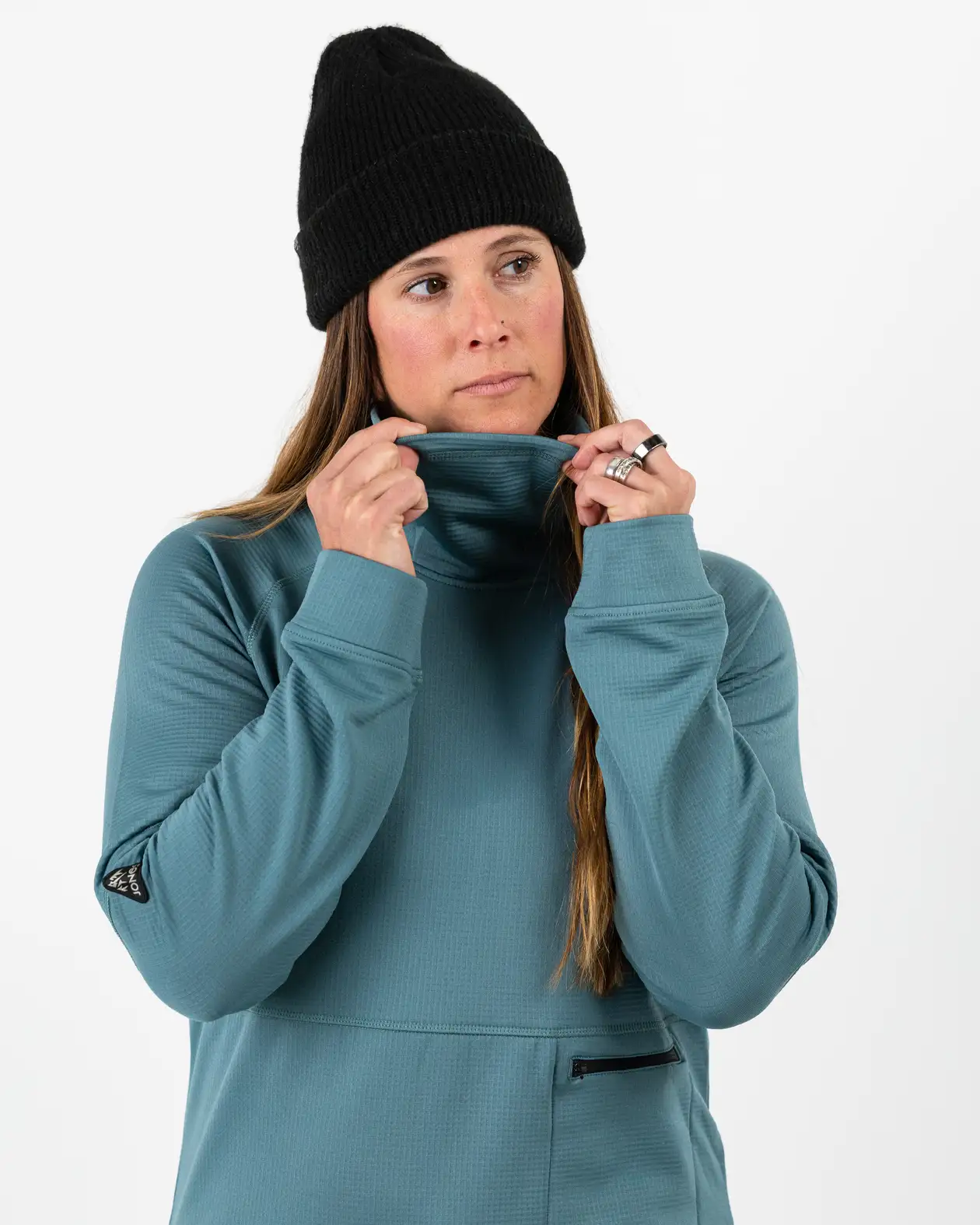 Women's Flagship Recycled Grid Fleece - Image 10