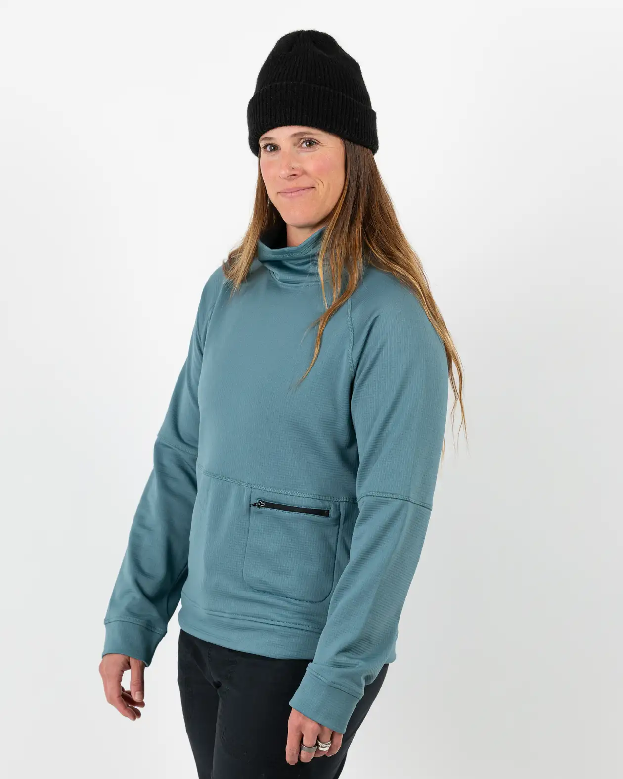 Women's Flagship Recycled Grid Fleece - Image 6
