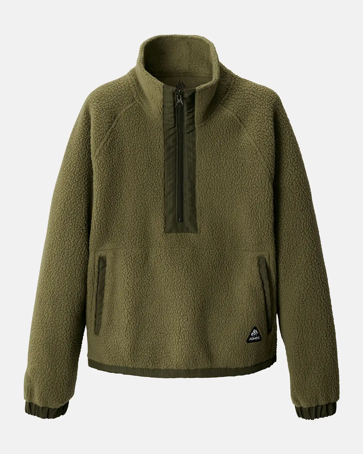 Women’s Campfire Recycled Sherpa Fleece Pullover - Image 7