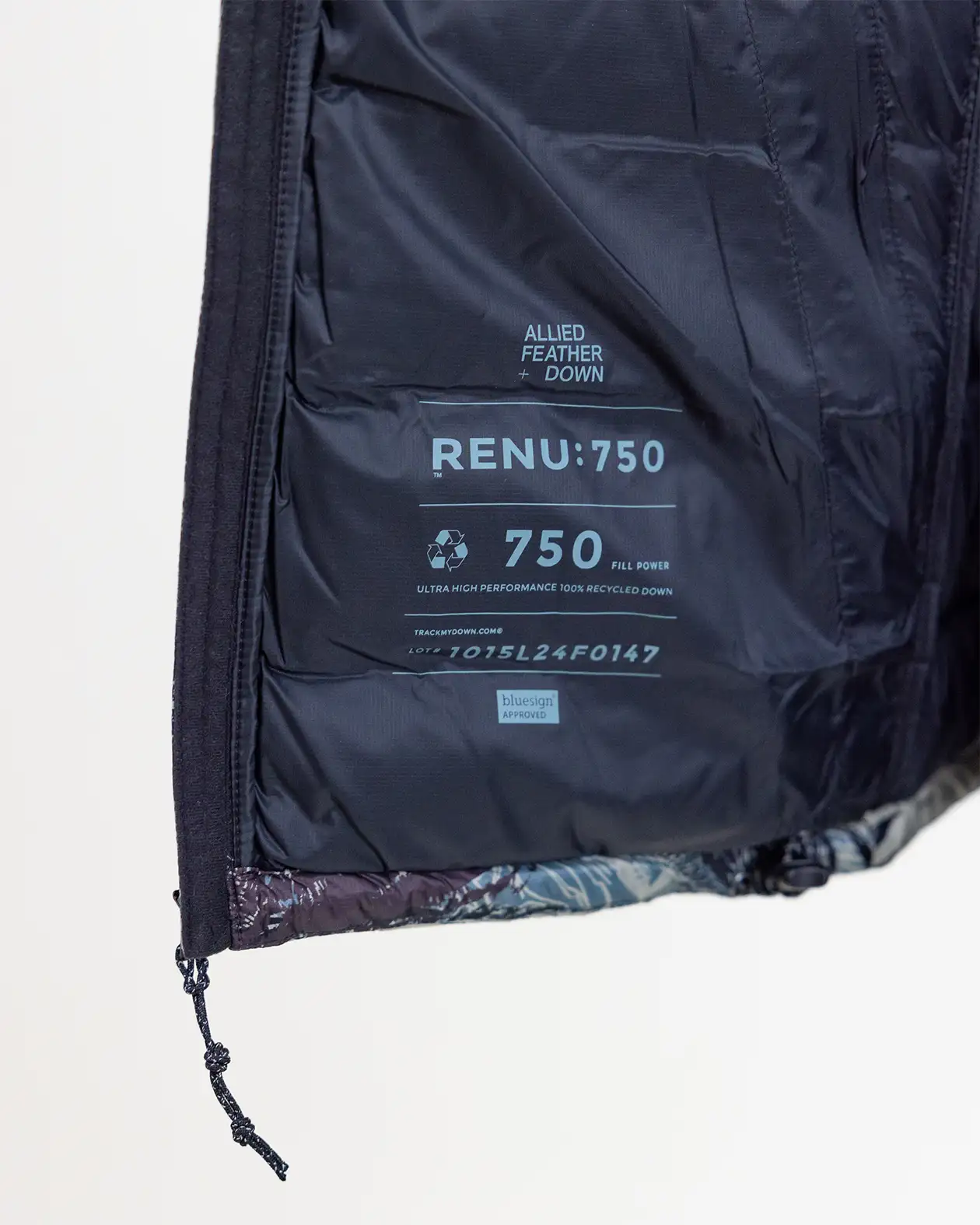 Women’s Re-Up Recycled Down Hoodie - Image 14